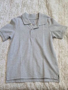 2  Polo Boy's Shirts New Light Gray & Black/ The Children's Place